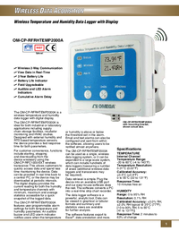 Thumbnail of document Data Sheet - OM-CP Wireless Temperature & Humidity Data Logger w/Display